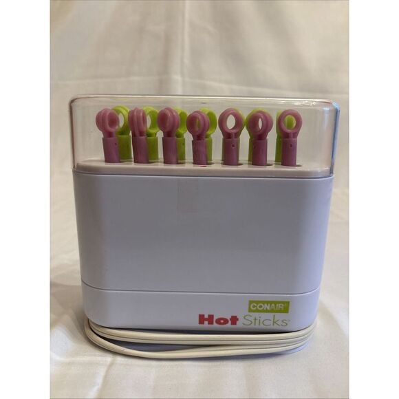 Conair Hot Sticks Travel Hair Setter 14 Flexible Rollers Curlers Compact Rollers - Picture 1 of 11